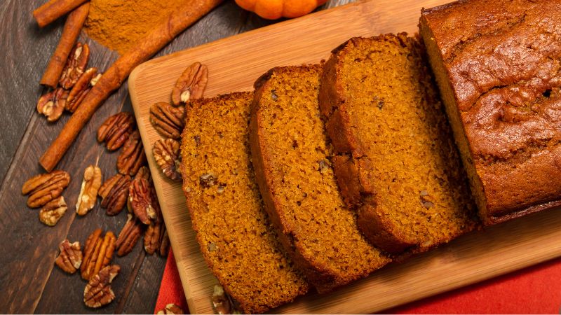 Almond Flour Pumpkin Bread