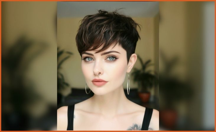 Asymmetrical Pixie Cut