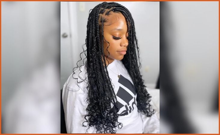 Boho Knotless Braids