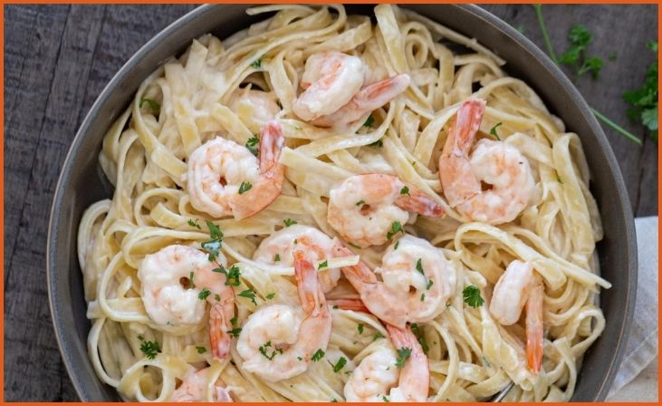 Creamy Shrimp Scampi