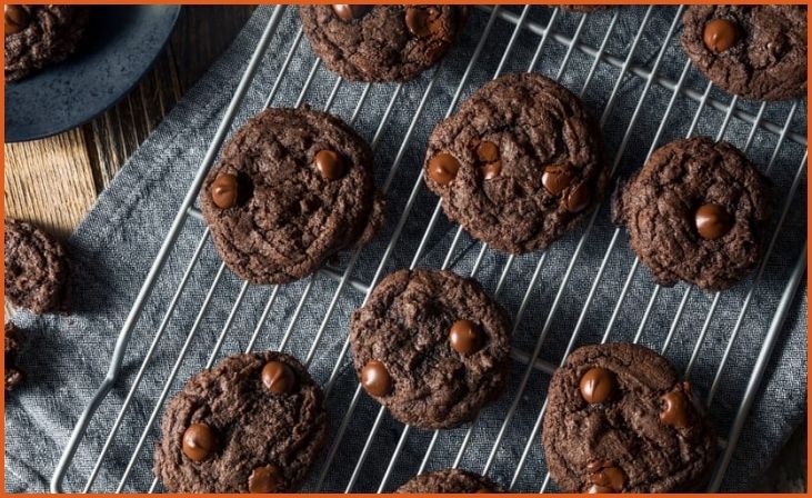 Double Chocolate Keto Cookies