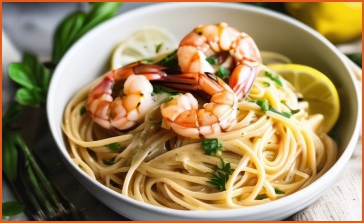 Garlic Butter Shrimp Pasta