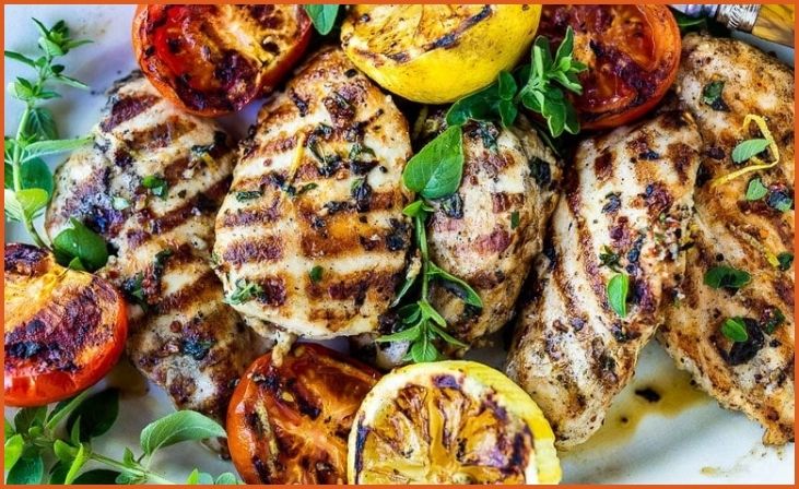 Grilled Lemon Herb Chicken