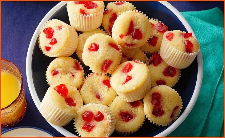 Mini Cherry Muffins