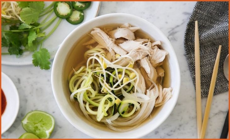 Pho with Zucchini Noodles