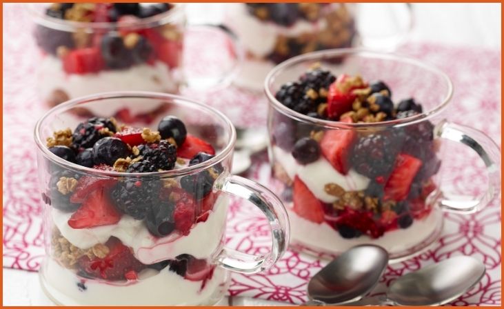 Yogurt and Berry Parfait